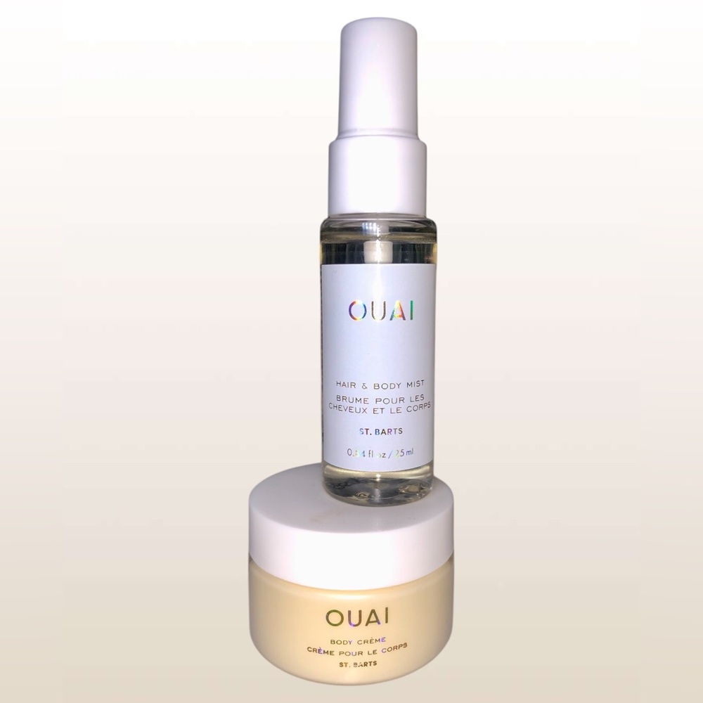 OUAI Mini St. Barts Hair & Body Mist and Body Crème